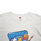 Mens Grey Fruit Of The Loom Single Stitch Vintage 90s Savemart Center 2003 Short Sleeve T Shirt