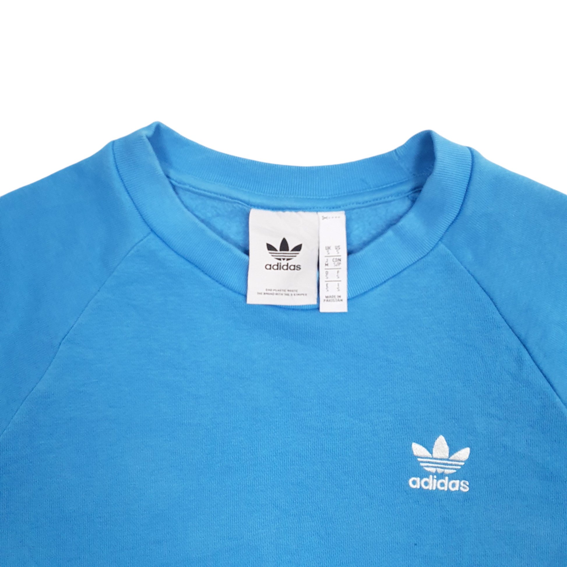 Mens Blue Adidas  Crewneck Jumper