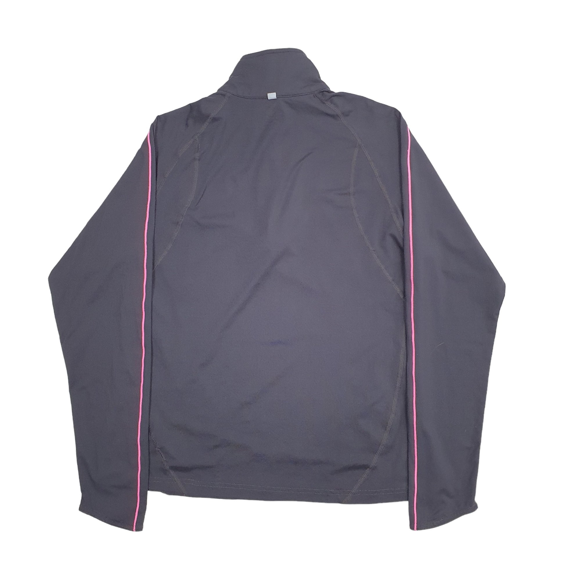 Womens Grey Champion Active Running Quarter Zip Jumper