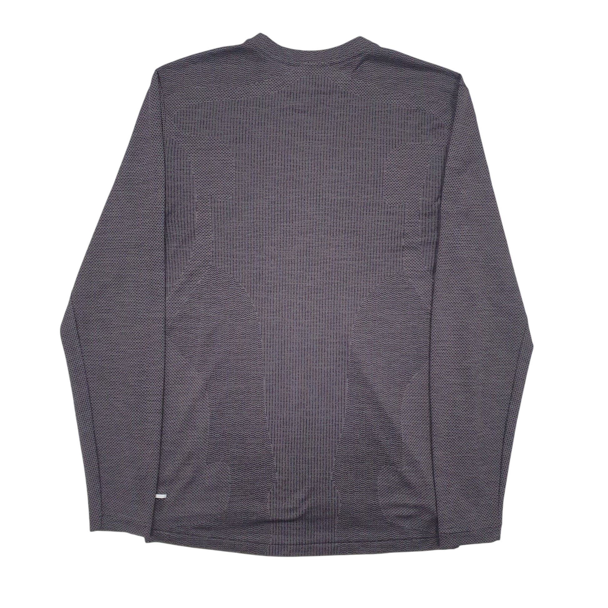 Mens Grey Nike Dri-Fit Active Wear Running Long Sleeve T Shirt