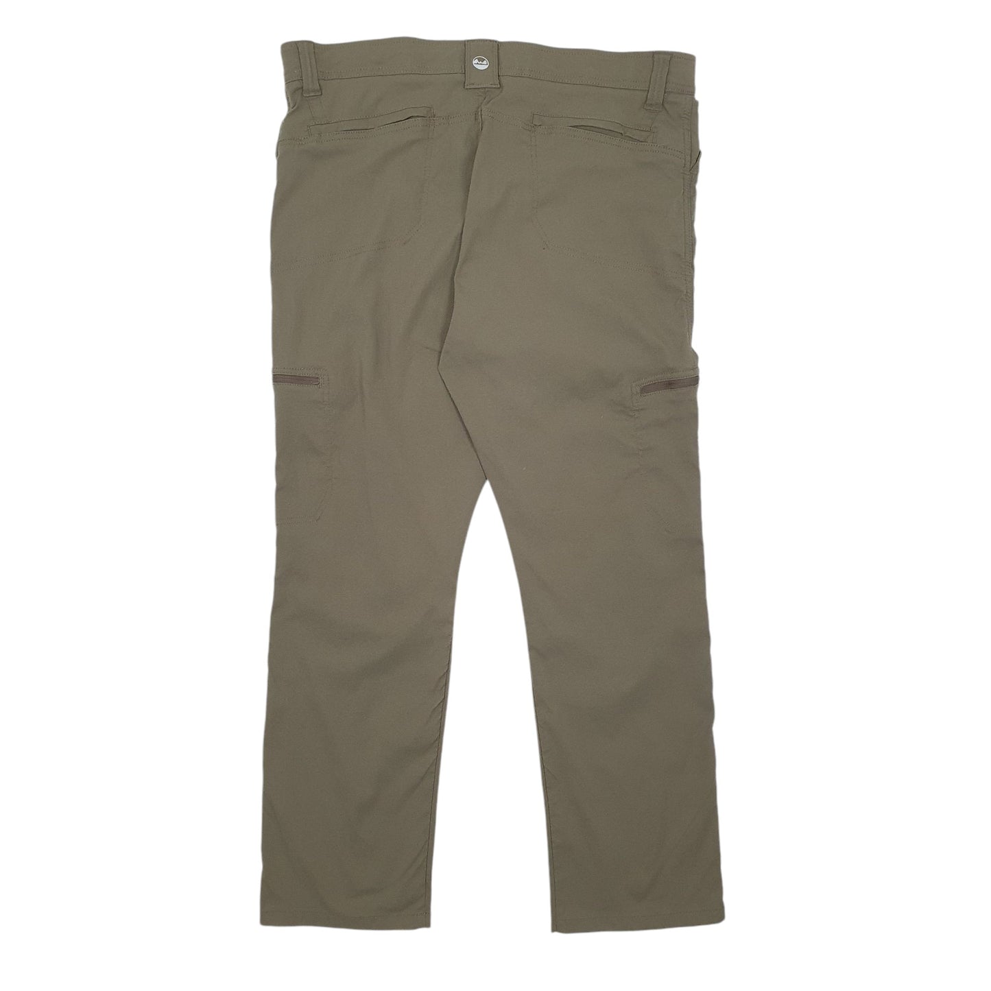 Mens Khaki Wrangler  Walking Trousers