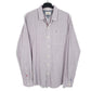 Mens Purple Tommy Hilfiger Houndstooth Long Sleeve Shirt