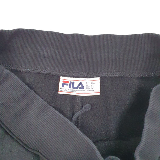 Mens Black Fila Sweats Jogger Trousers