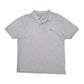 Mens Grey Quba & Co  Short Sleeve Polo Shirt