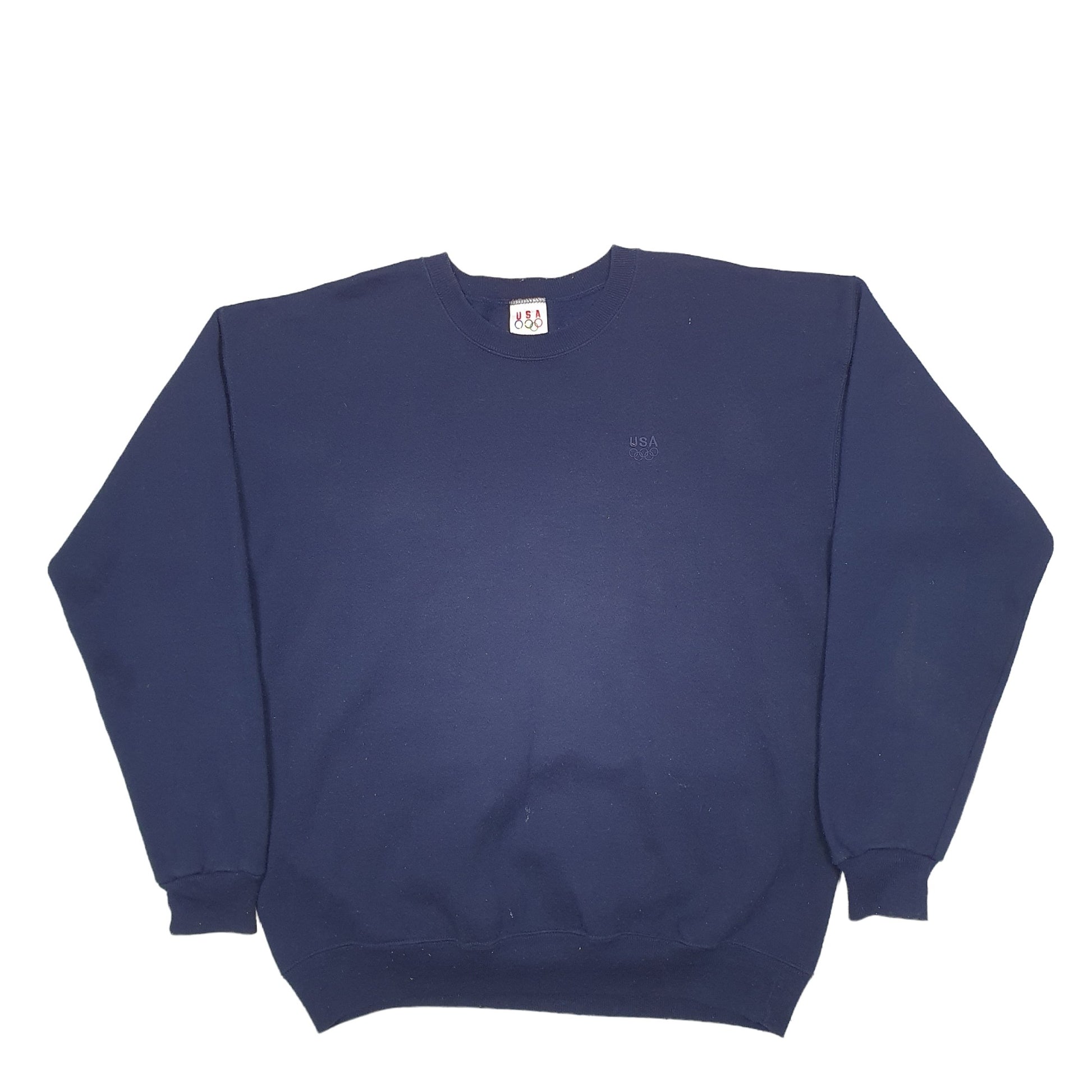 Mens Navy USA Olympics USA Crewneck Jumper
