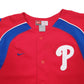 Mens Red Nike MLB Baseball Jersey Philadelphia Phillies Short Sleeve T Shirt