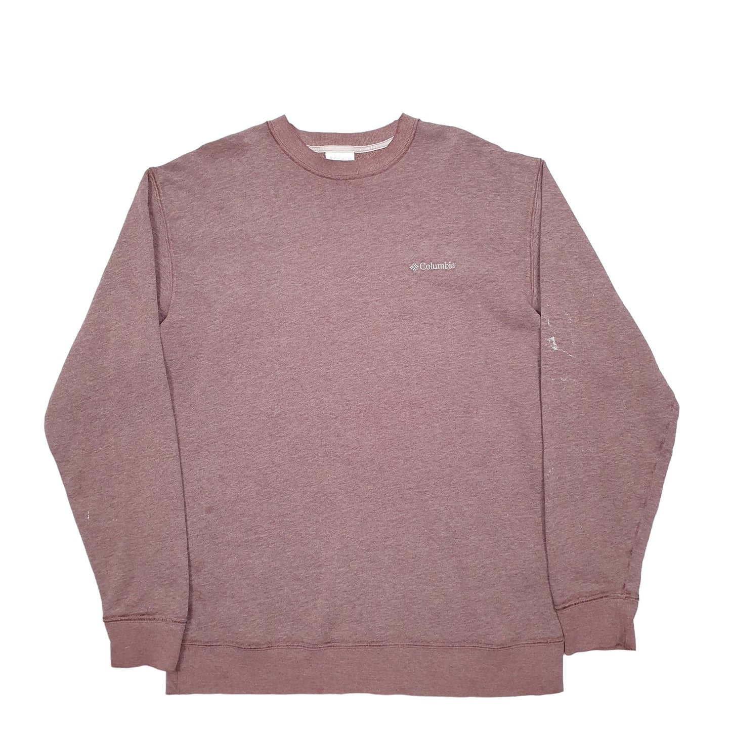 Mens Brown Columbia  Crewneck Jumper