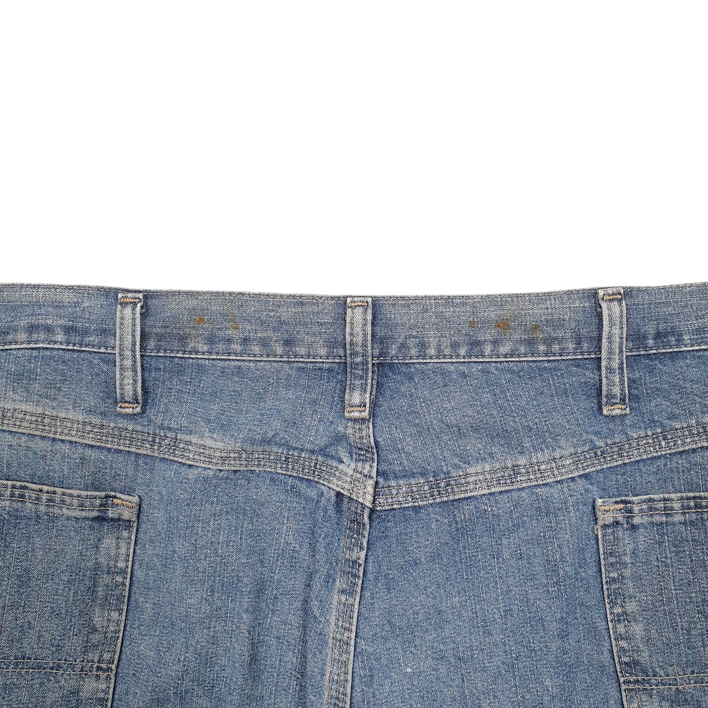 Mens Blue Wrangler Denim Jeans Jorts Denim Shorts