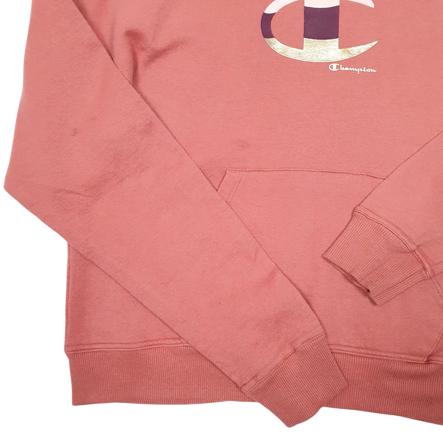 Womens Pink Champion  Hoodie Jumper