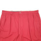 Mens Red Polo Ralph Lauren Andrew Pant Vintage Double Pleated Chino Trousers