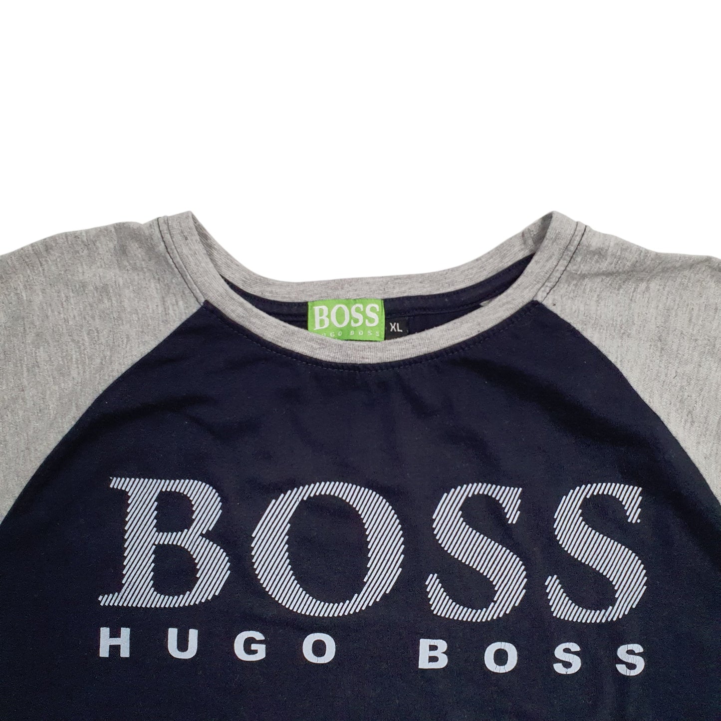 Mens Navy Hugo Boss Spellout Short Sleeve T Shirt