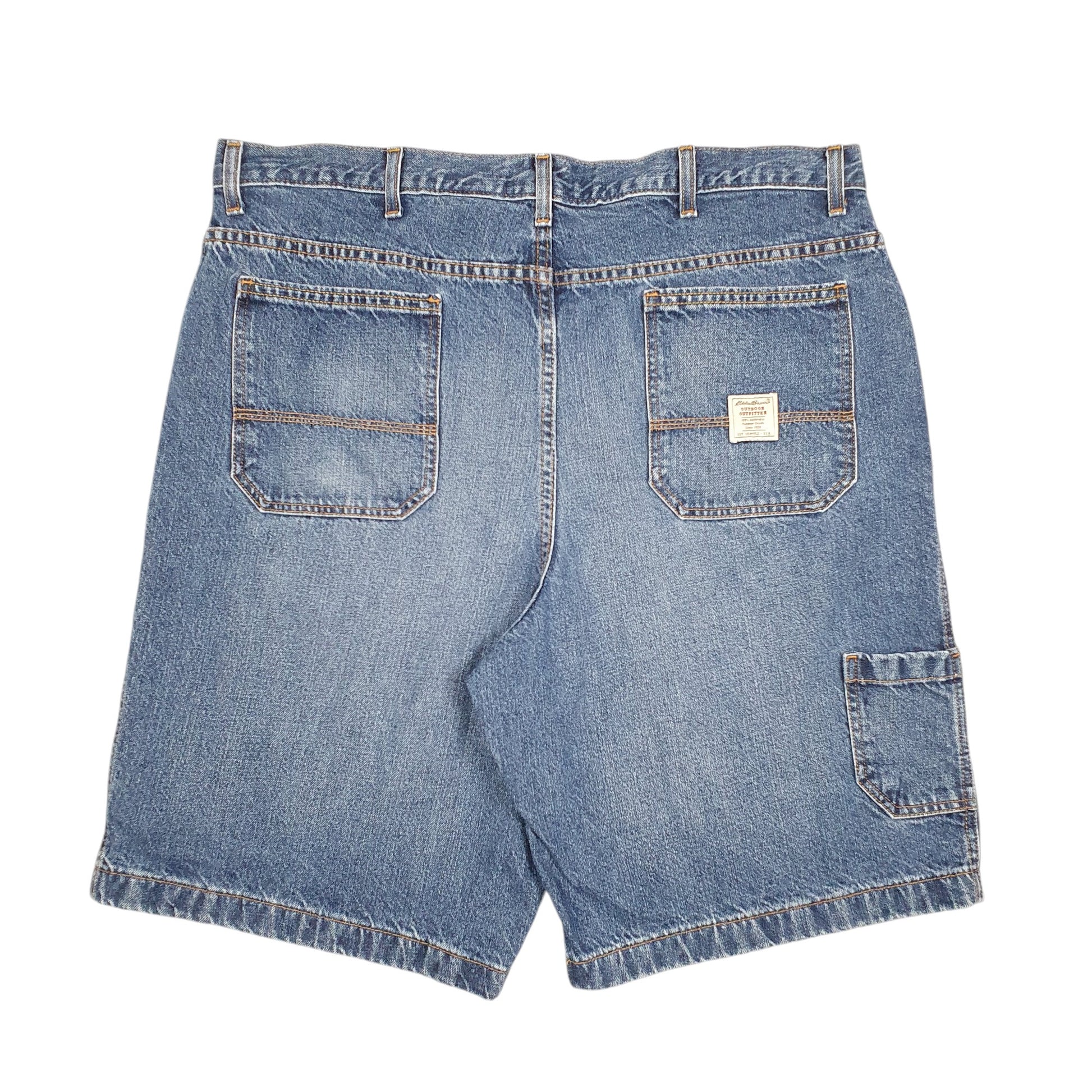 Mens Blue Eddie Bauer Jean Jorts Denim Shorts