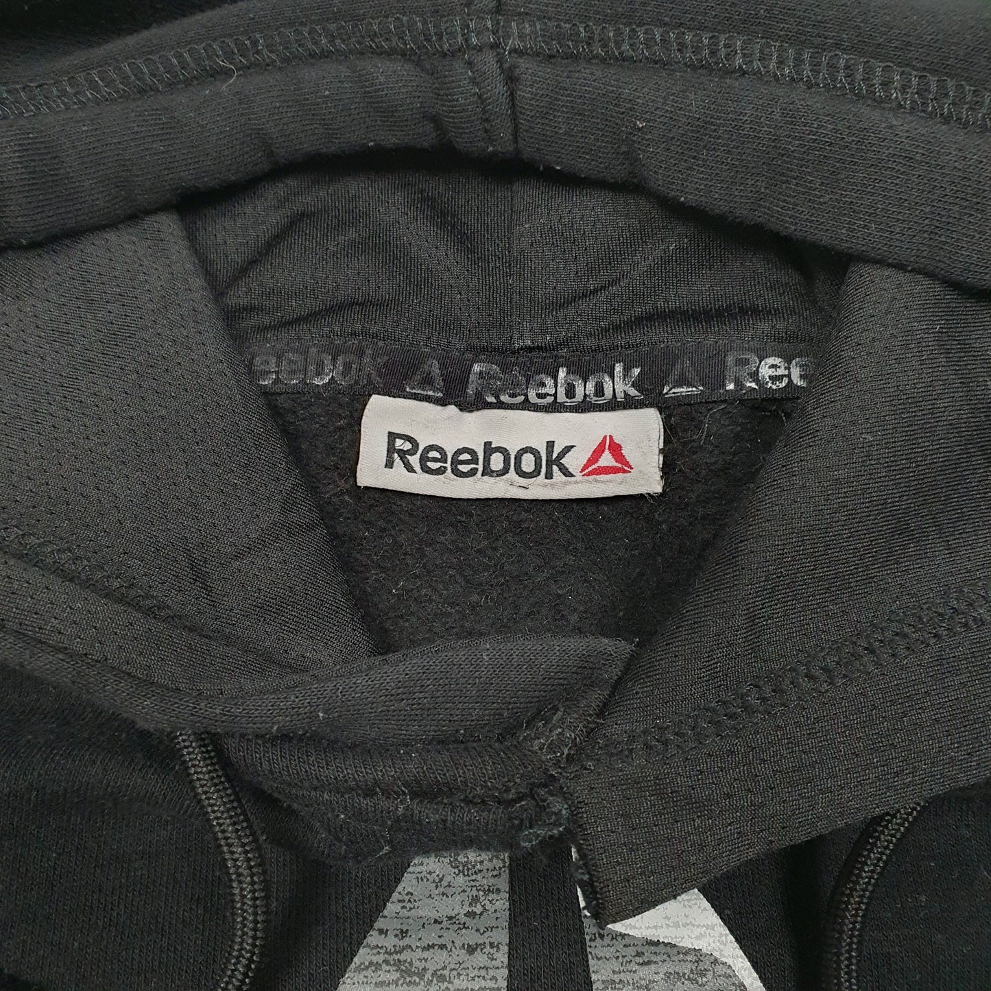 Mens Black Reebok  Hoodie Jumper