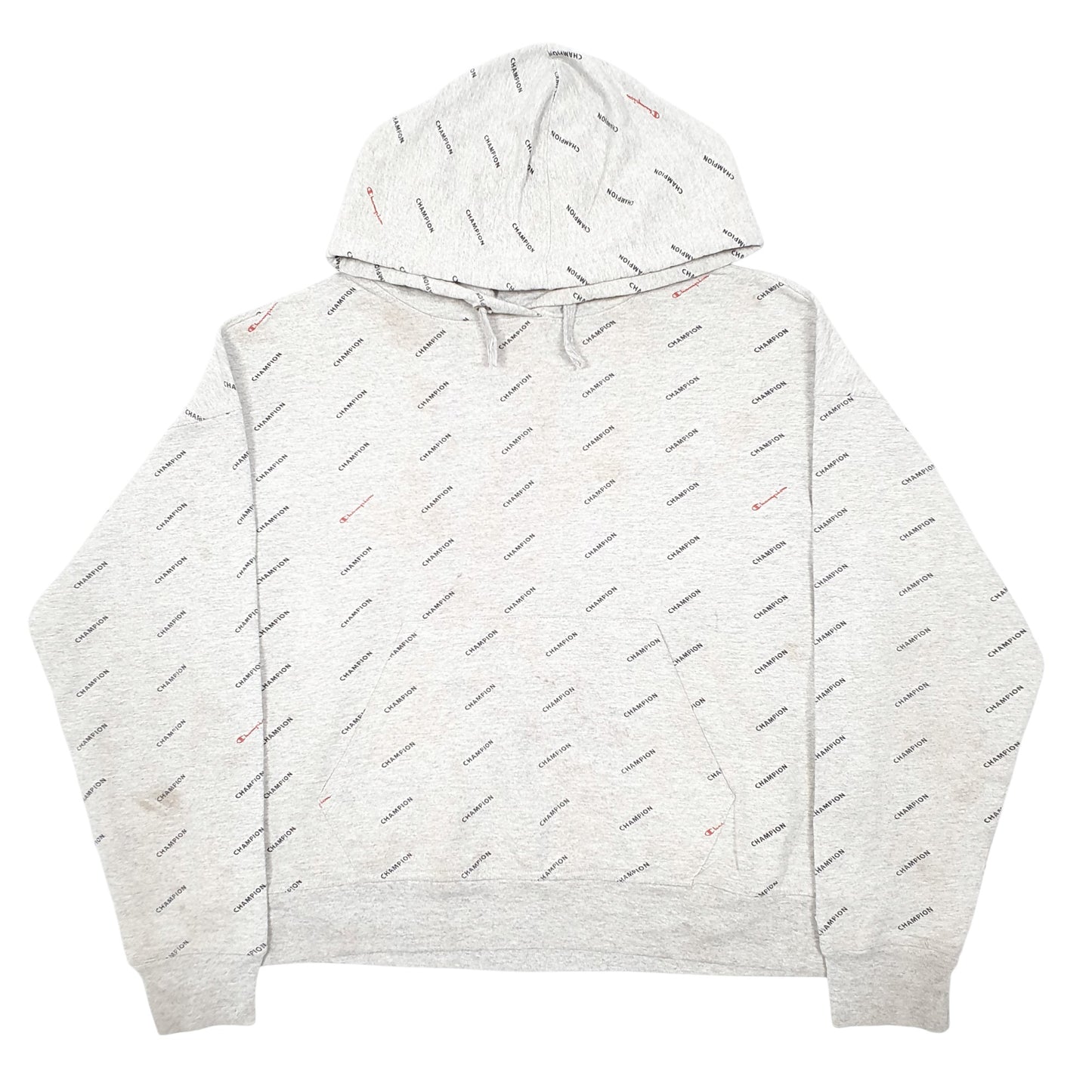 Womens Grey Champion  Hoodie Jumper