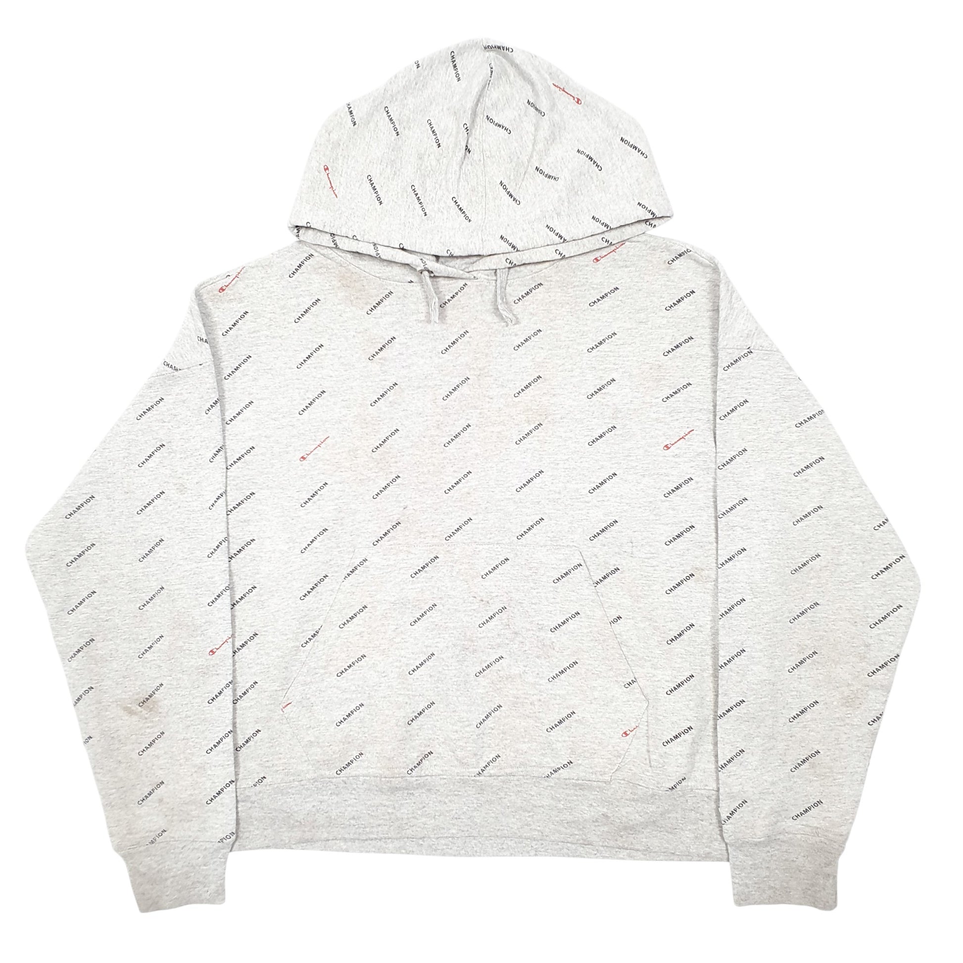 Womens Grey Champion  Hoodie Jumper