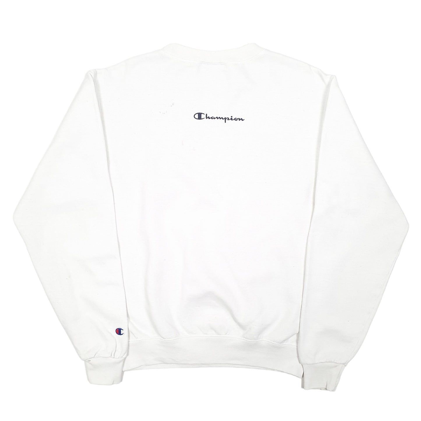 Mens White Champion Great Wolf Lodge USA Crewneck Jumper