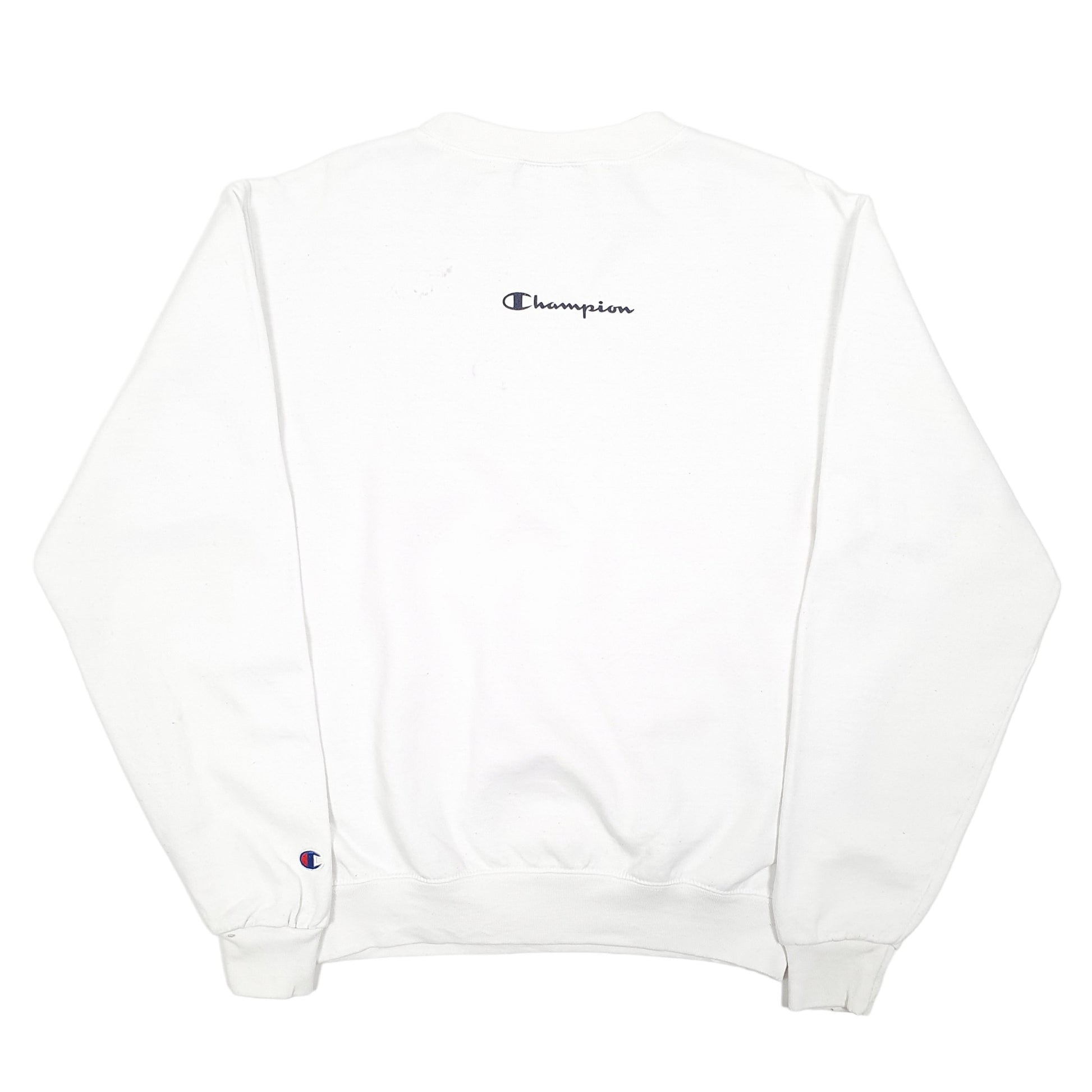 Mens White Champion Great Wolf Lodge USA Crewneck Jumper