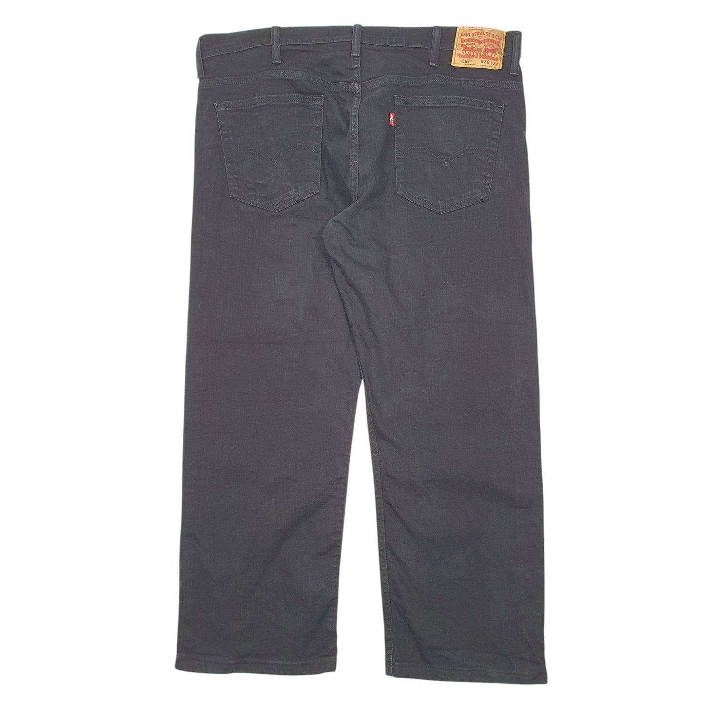 Mens Black Levis  569 JeansW38 L29