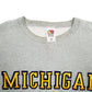 Mens Grey Fruit Of The Loom Michigan Spellout Crewneck Jumper
