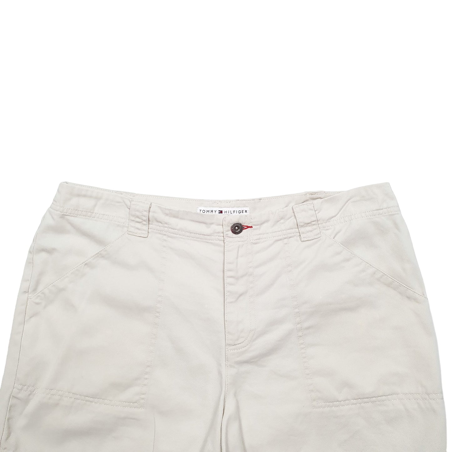 Womens Beige Tommy Hilfiger  Chino Shorts