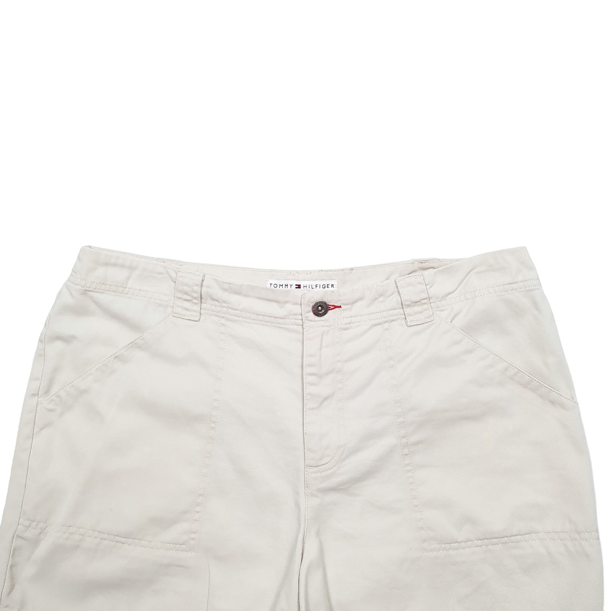 Womens Beige Tommy Hilfiger  Chino Shorts