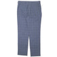 Mens Navy M&S Check Formal Trousers