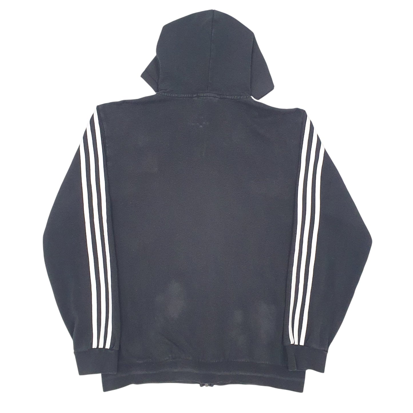 Mens Black Adidas  Full Zip Jumper