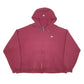 Mens Burgundy Starter Heavyweight Full Zip Jumper