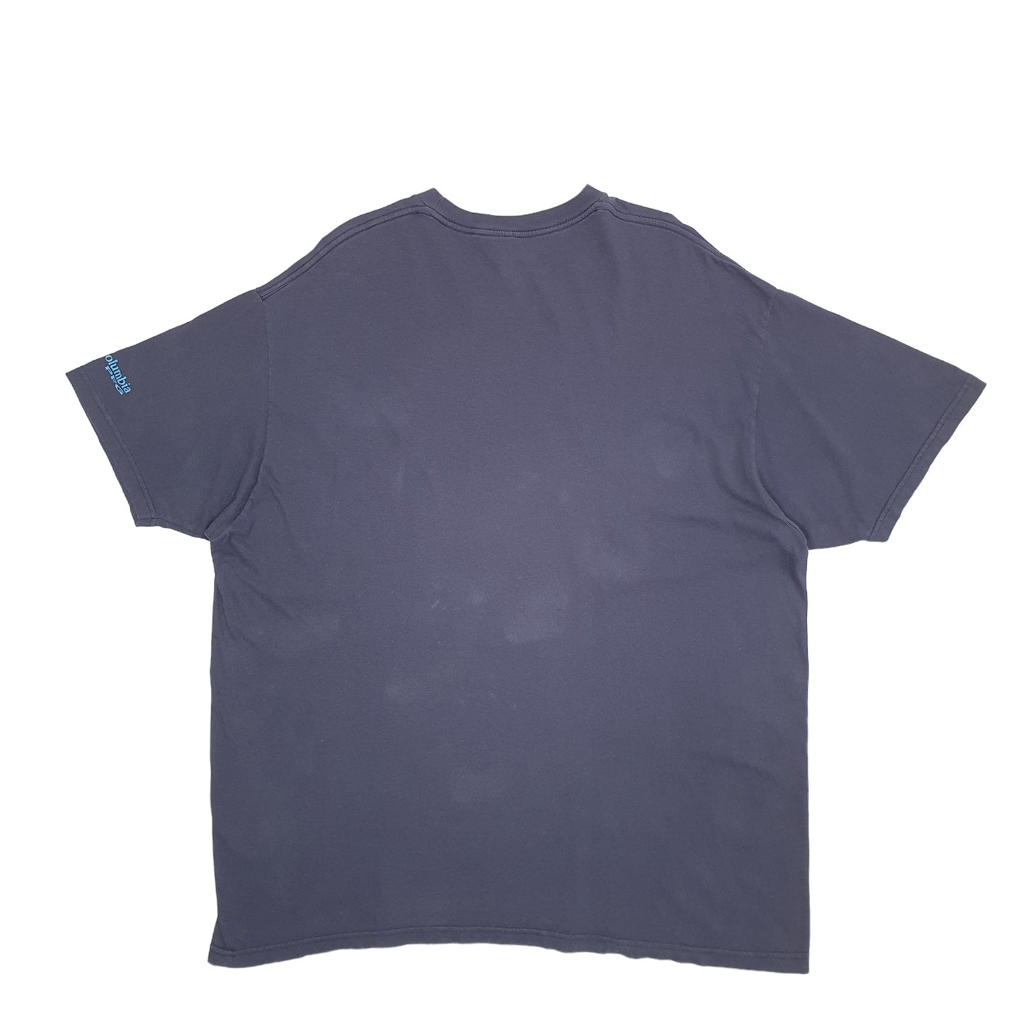 Mens Navy Columbia Sportswear PFG Fishing Short Sleeve T Shirt