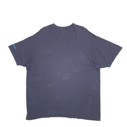 Mens Navy Columbia Sportswear PFG Fishing Short Sleeve T Shirt