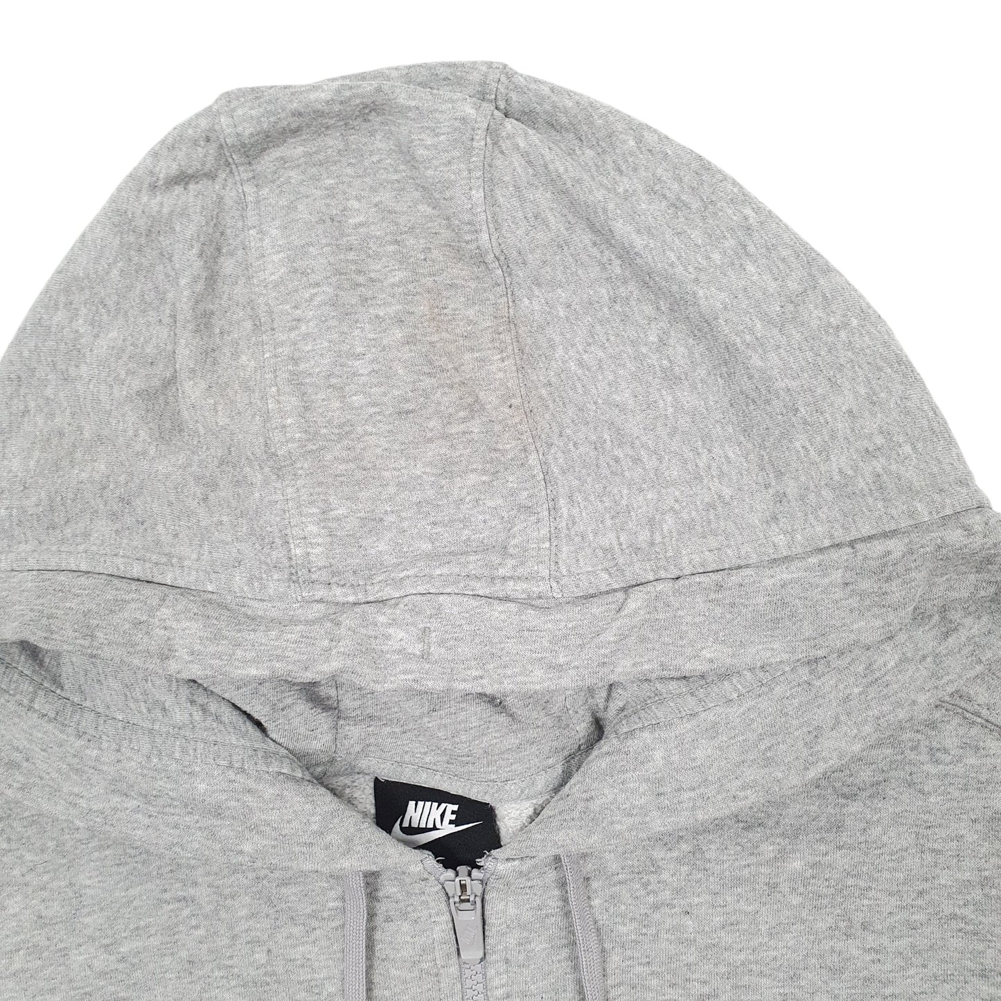 Mens Grey Nike Hoodie Full Zip Jumper