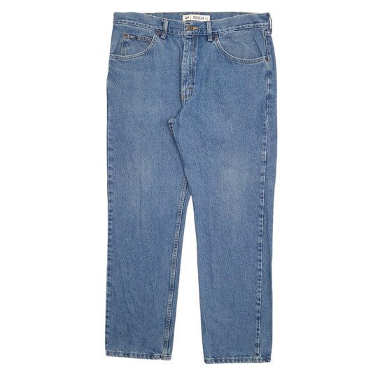 Mens Blue Lee  Regular JeansW38 L32