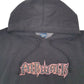 Mens Black Airwalk Spellout Hoodie Jumper