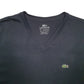 Mens Black Lacoste  Short Sleeve T Shirt