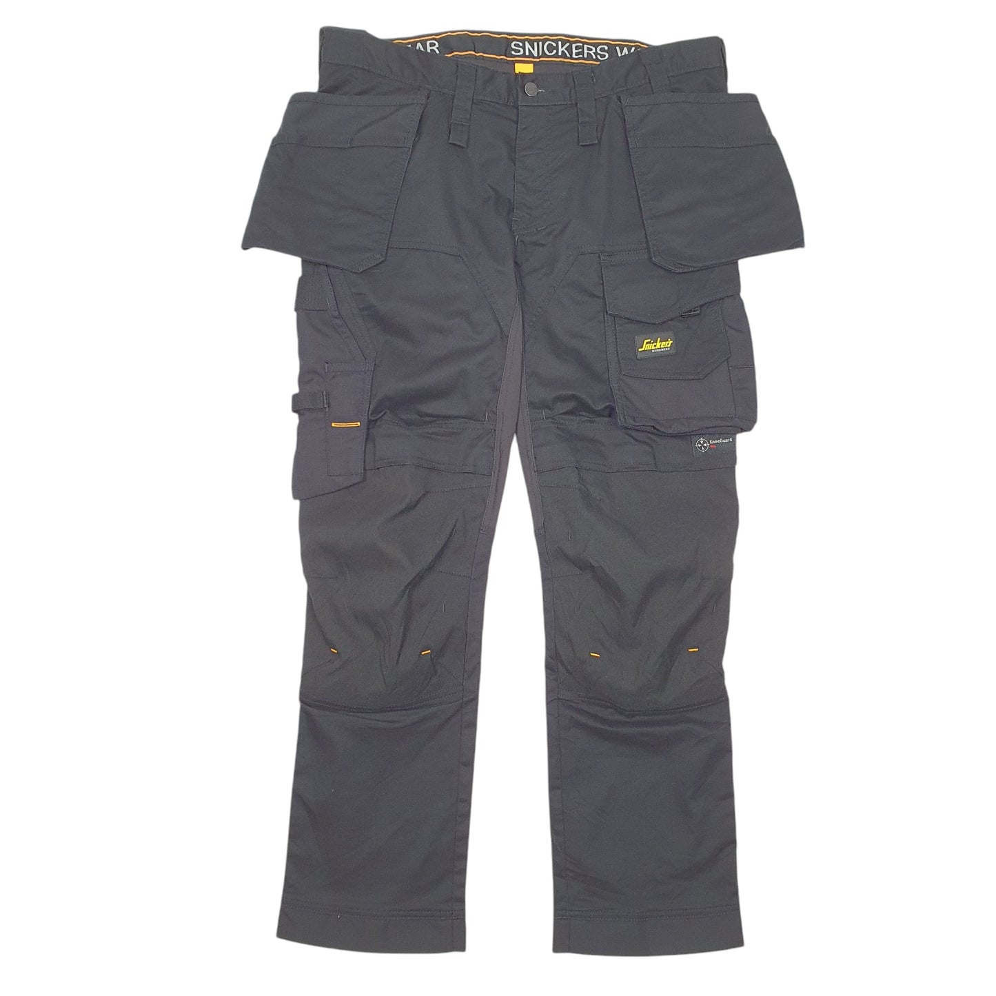 Mens Black Snickers Workwear Kneeguard Pro Trade Utility Cargo Trousers