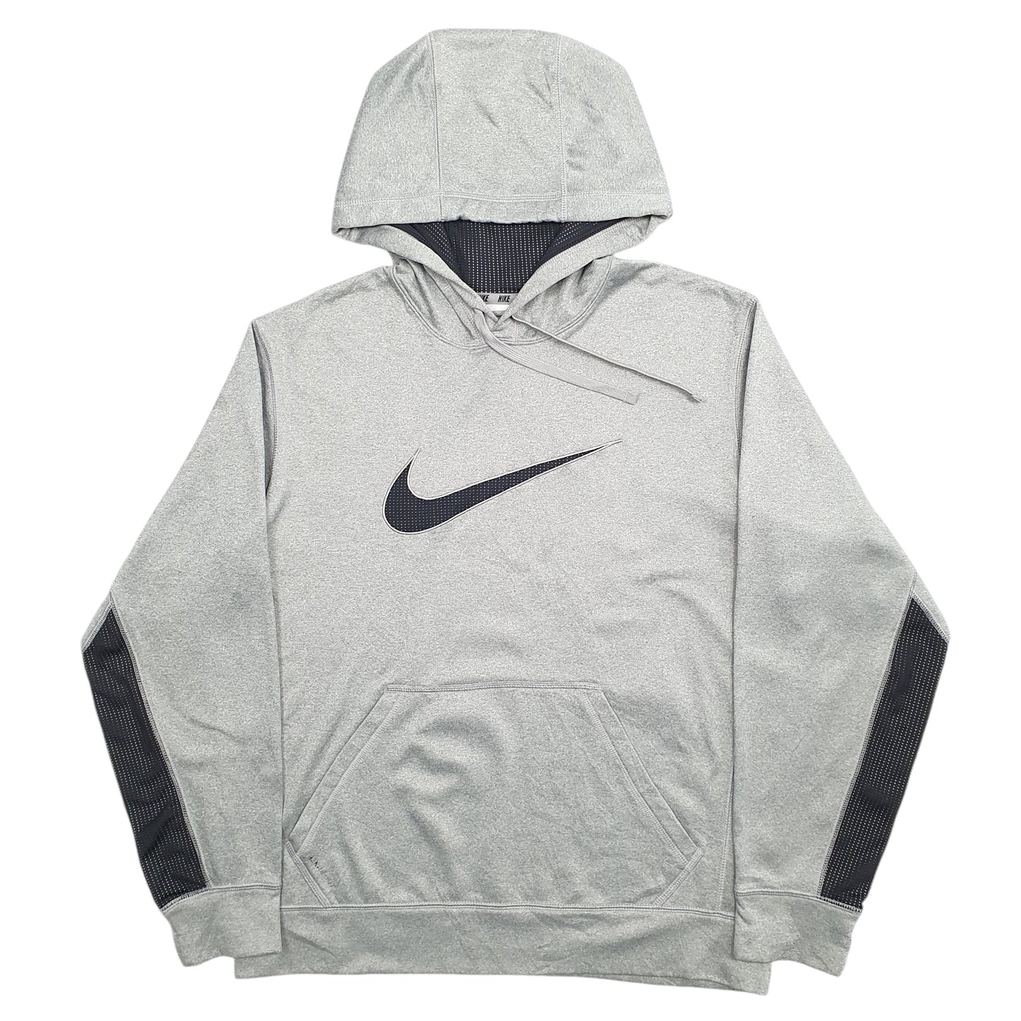Mens Grey Nike Therma Fit Hoodie Jumper
