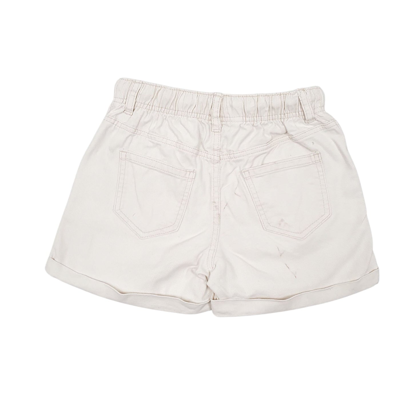 Womens White Destination  Denim Shorts
