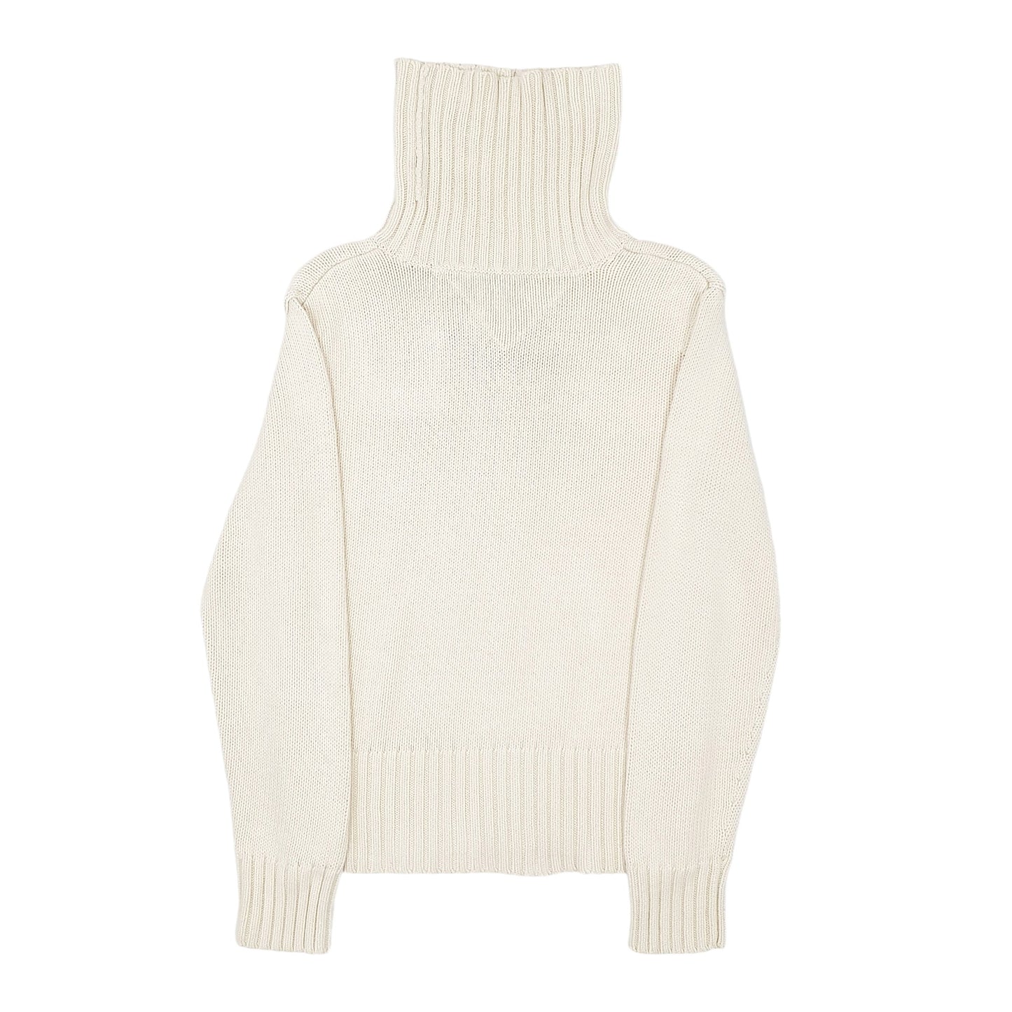 Womens Cream Tommy Hilfiger Knitwear Turtle Neck Jumper