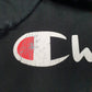 Womens Black Champion Lightweight Script Hoodie Jumper