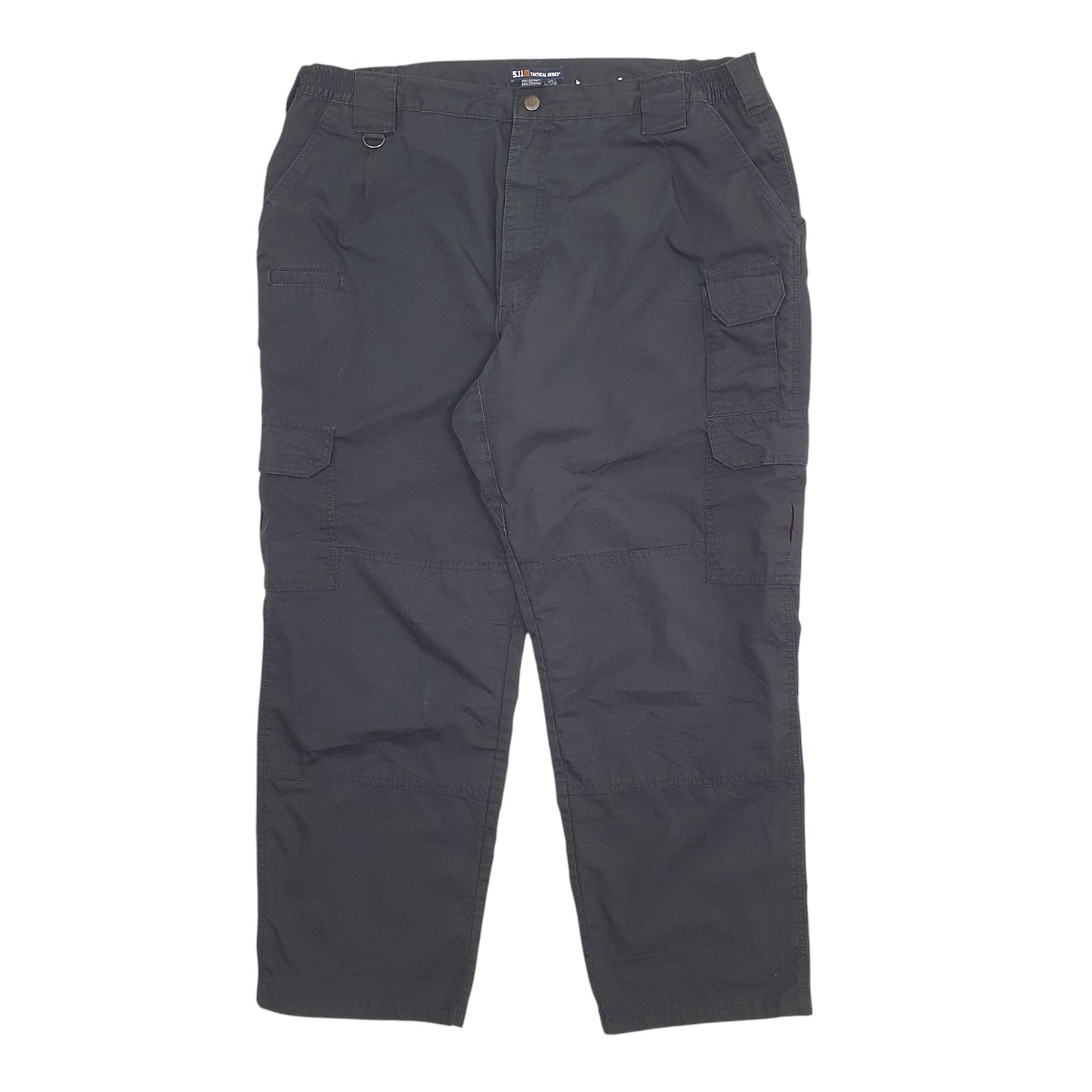 Mens Black 5.11 Tactical Stretch Fit Waist Cargo Trousers