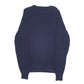 Mens Navy Nautica Knit Crewneck Jumper