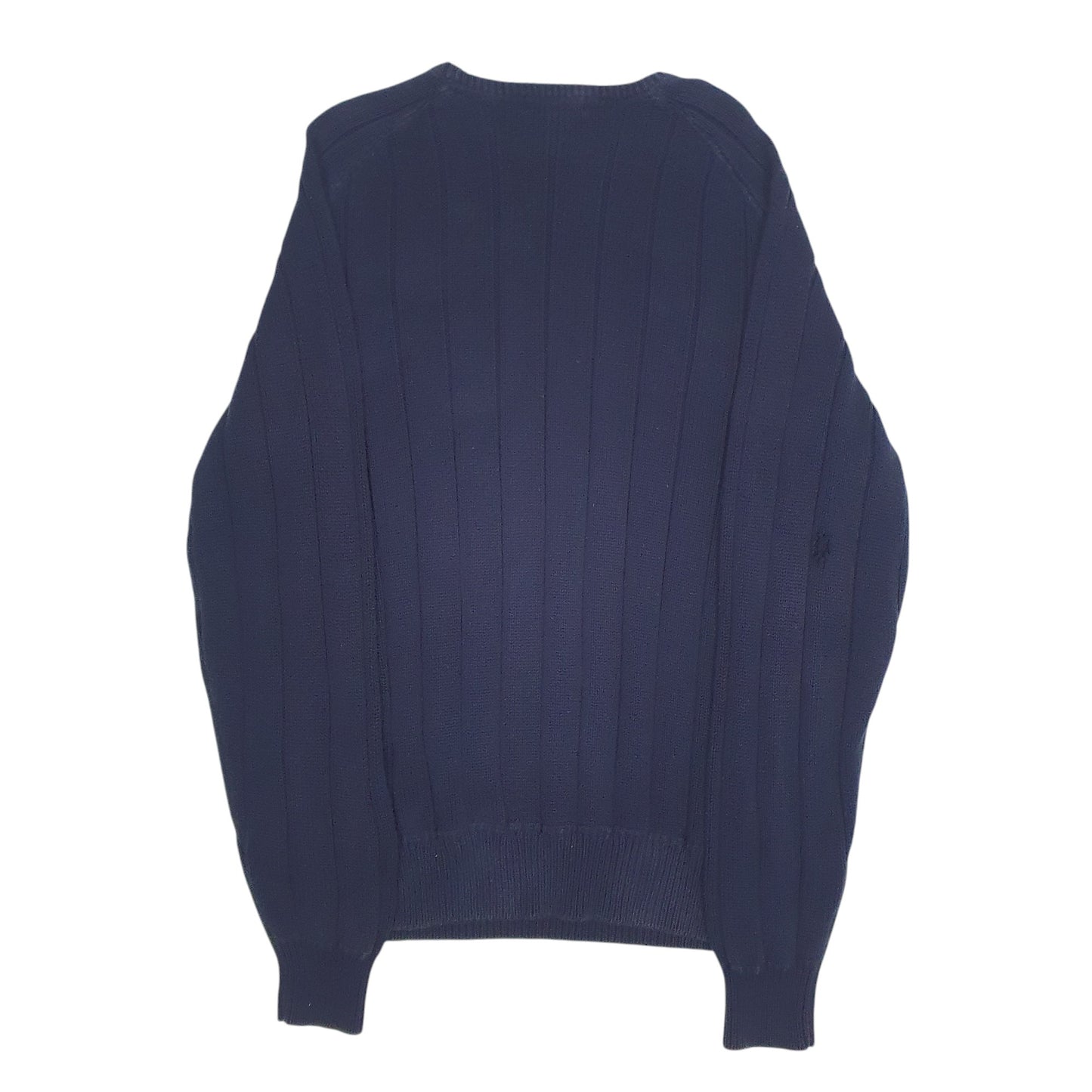 Mens Navy Nautica Knit Crewneck Jumper