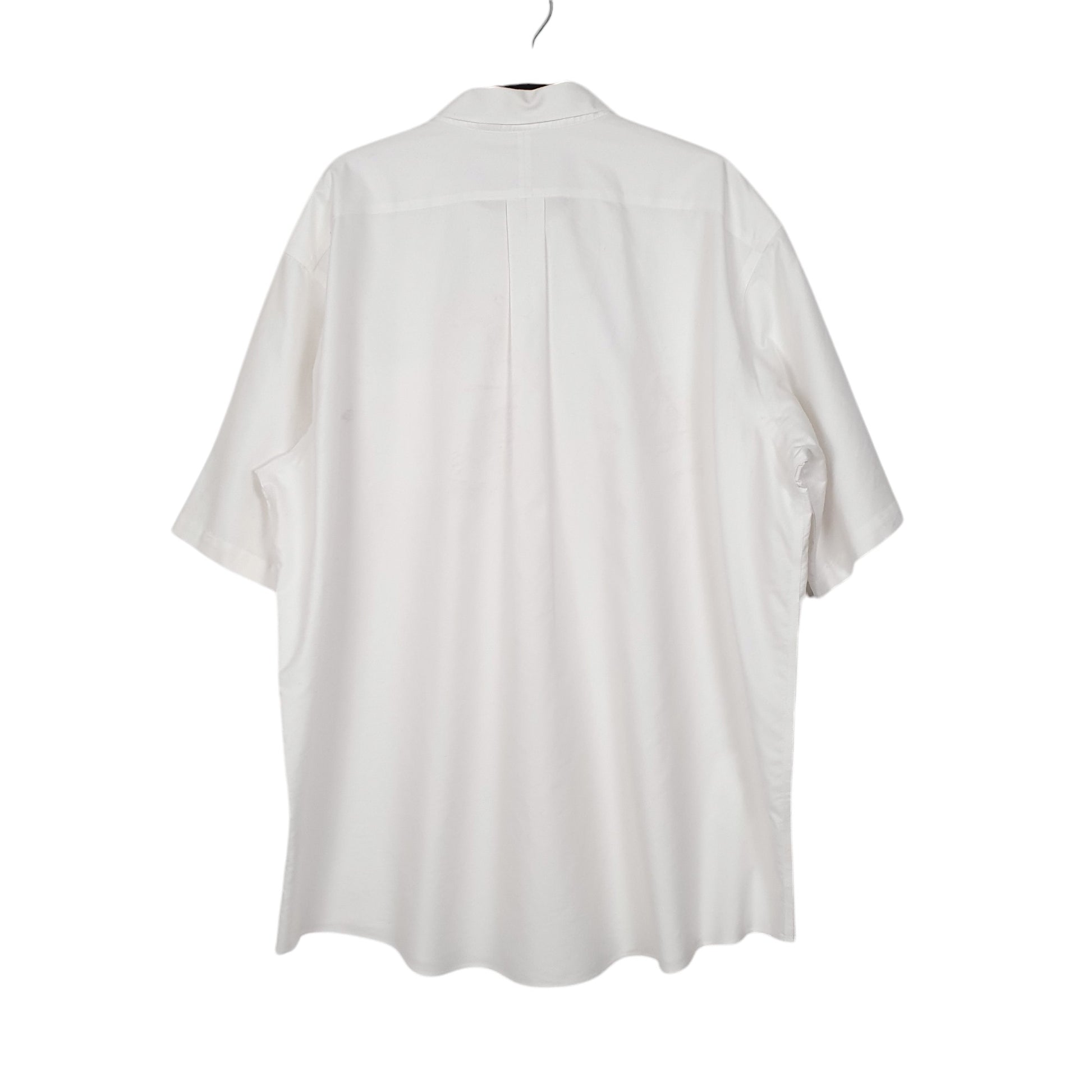 Mens White L.L.Bean  Short Sleeve Shirt