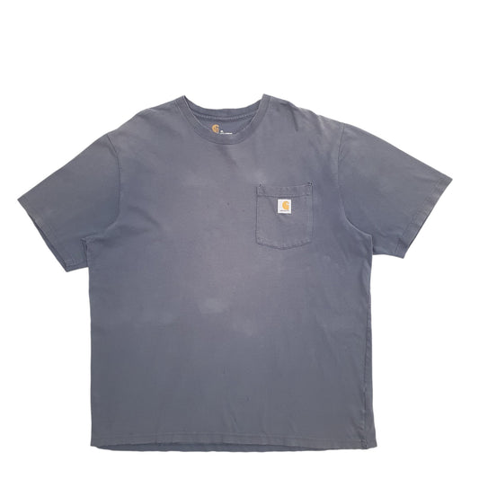 Mens Grey Carhartt  Short Sleeve T Shirt