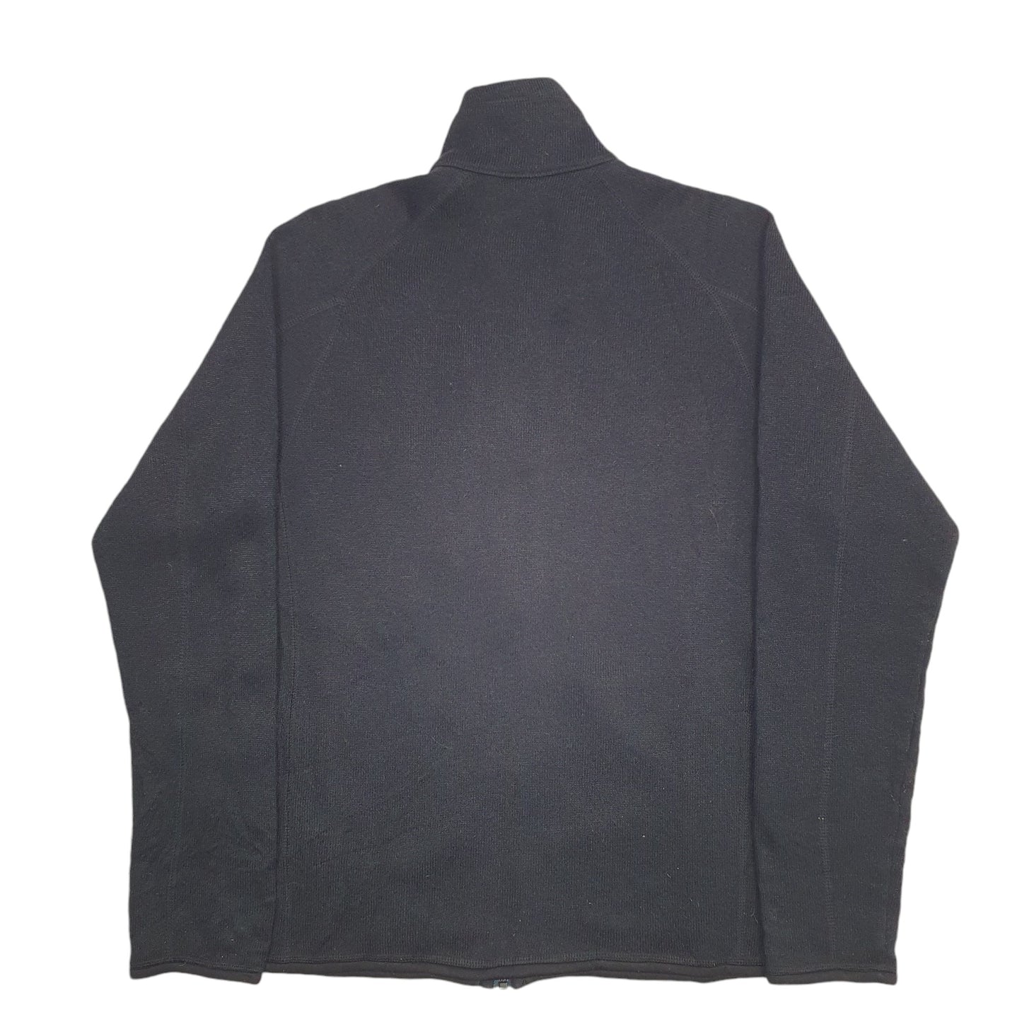 Mens Black Patagonia Dog Rescue Full Zip Jumper