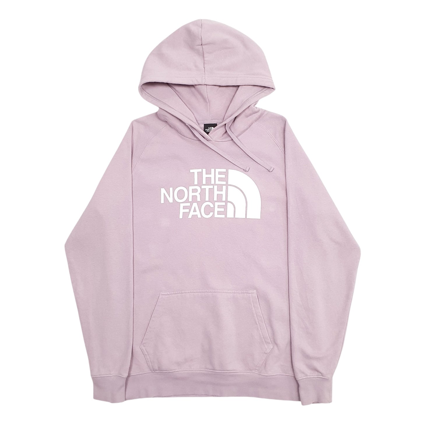 Womens Pink The North Face Spellout Hoodie Jumper
