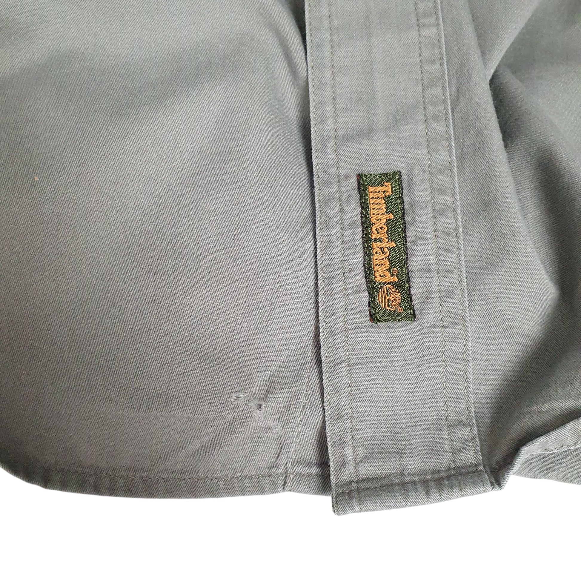 Mens Khaki Timberland  Long Sleeve Shirt