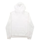 Womens White Adidas Spellout Hoodie Jumper