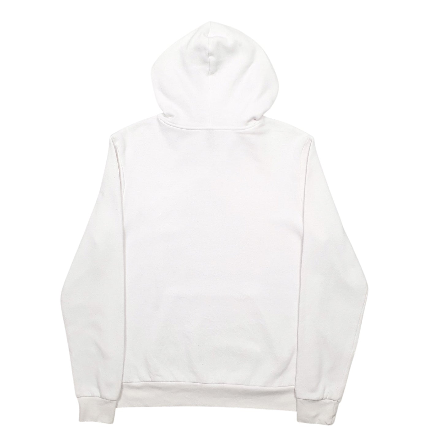 Womens White Adidas Spellout Hoodie Jumper
