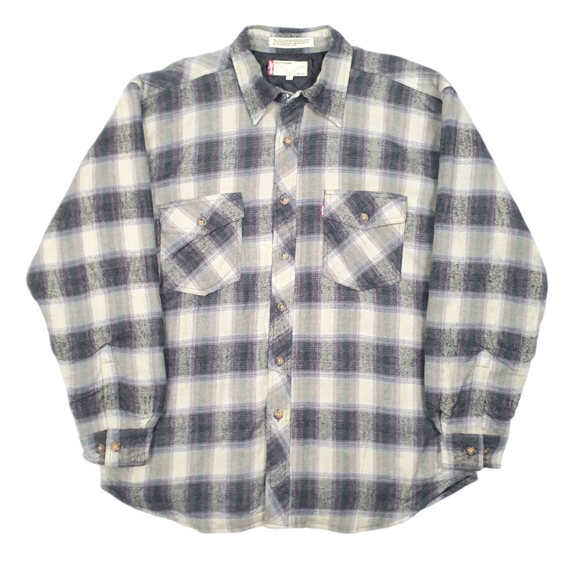 Mens Levis Shacket Grunge Lined Plaid Lumberjack L – Bundl Clothing